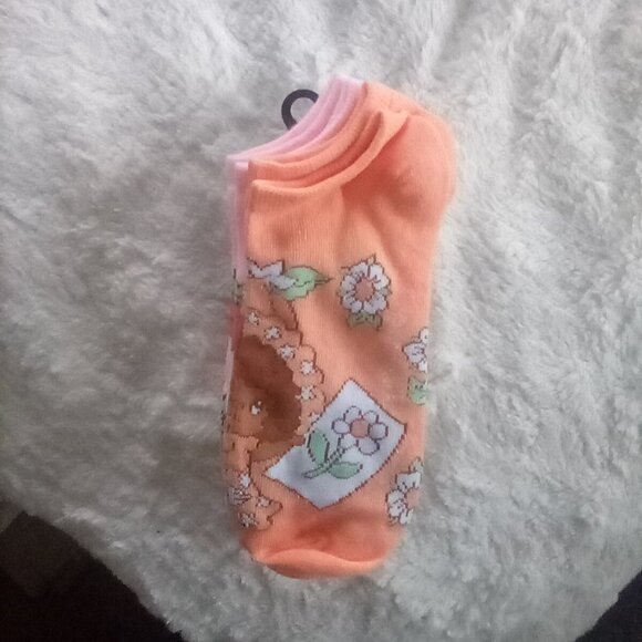 🎉5-Pair Strawberry Shortcake Novelty Socks 9-11🎉 - Picture 1 of 4